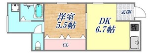 猪名寺1丁目貸家（30-14）の物件間取画像